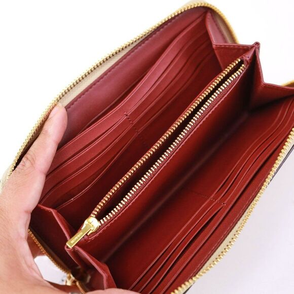 NWT Coach Disney Patches Zip Wallet Signature Light Khaki - Picture 8 of 10